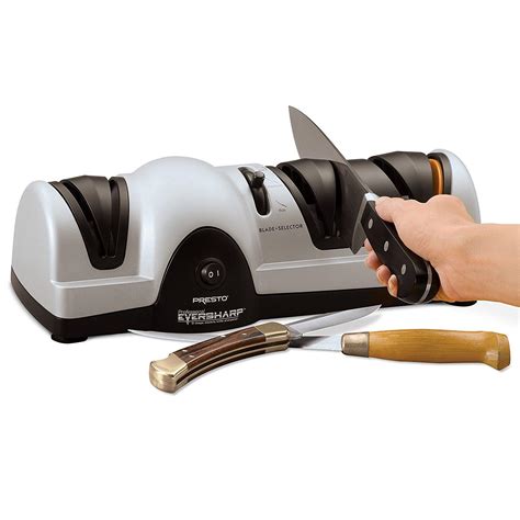 SAFETY: Due to its volume and the useful finger rest, the <strong>knife sharpener</strong> is secure and there is a reduced risk of injury compared to a <strong>sharpening</strong> steel. . Knife sharpeners amazon